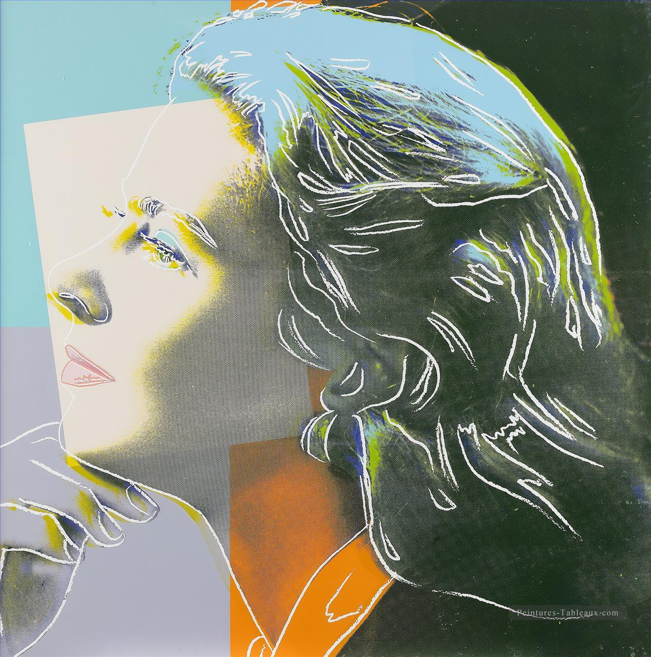 Ingrid Bergman comme Herself 3 POP artistes Peintures à l'huile